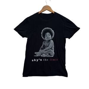 Notorious BIG Sky’s The Limit Biggie Smalls Hip Hop Rap Black T Shirt Men's S